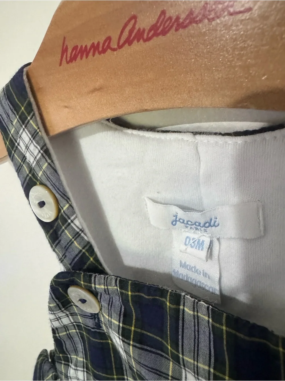Vintage Plaid Overalls for Kids